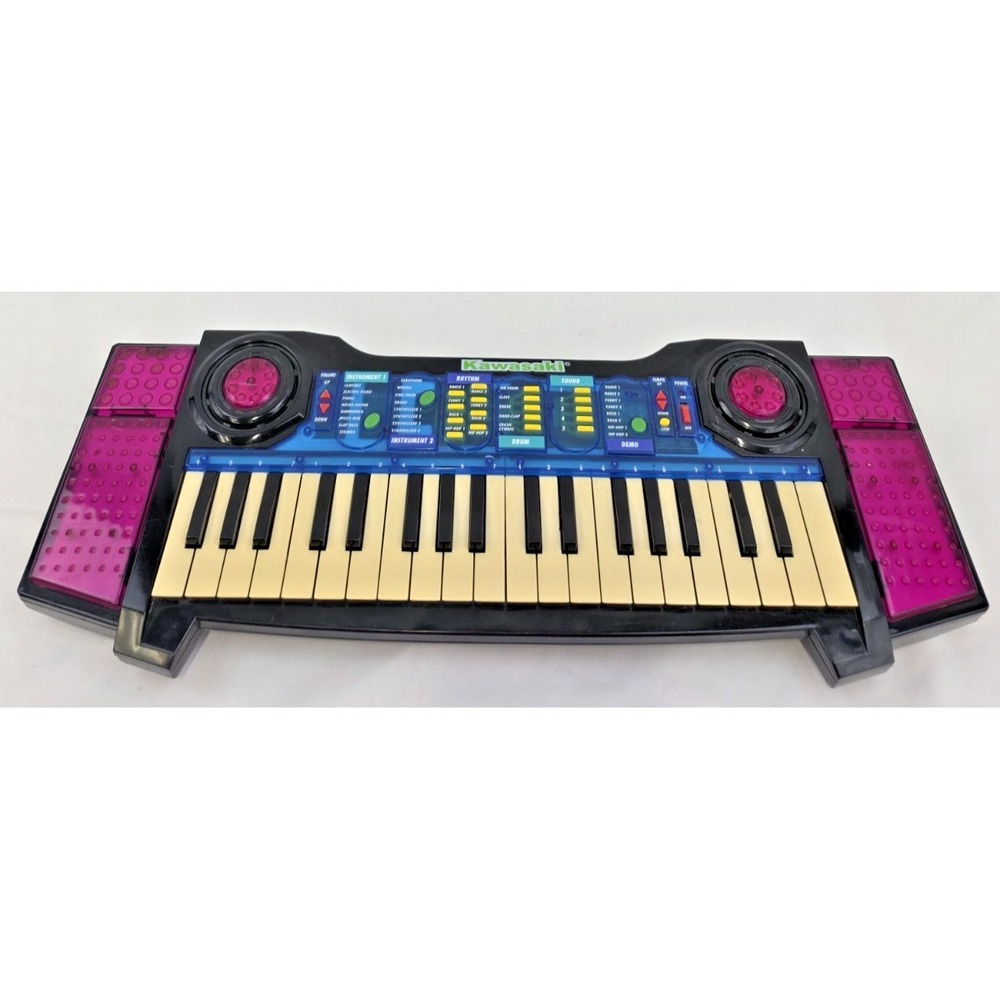 Vintage 1991 Kawasaki SS 37-Key Electronic Kids Keyboard Piano Tested Working